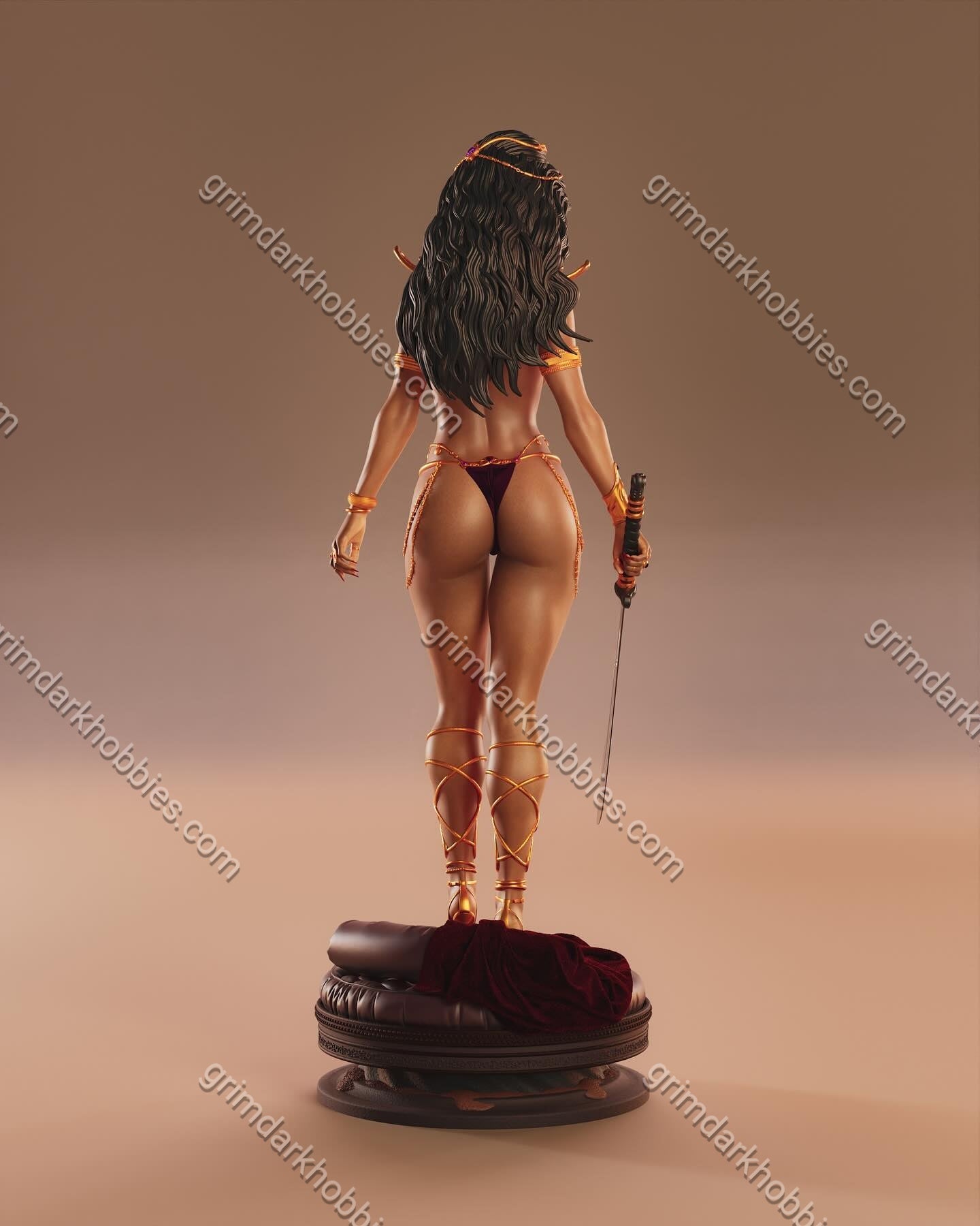 ABE3D Dejah Thoris – 1:12 Scale Print-to-Order 3D Printed Resin Model Kit