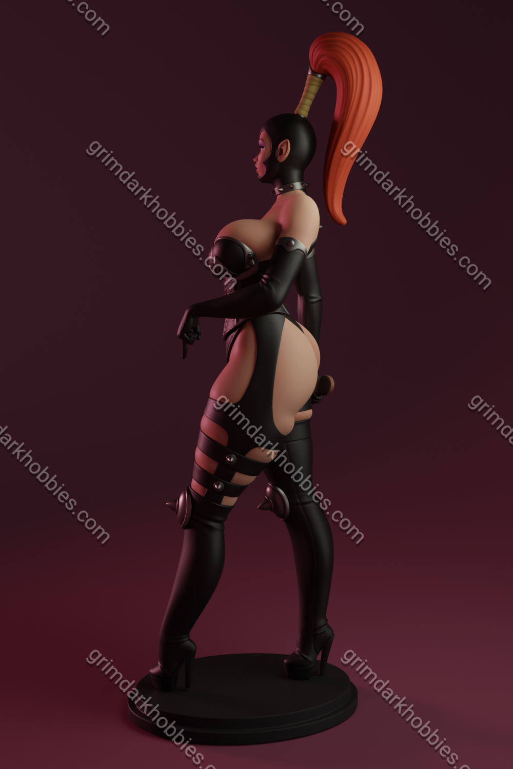 Texelion Dark Mistress Fan Art – 1:10-1:6 Scale Print-to-Order 3D Printed Resin Model Kit