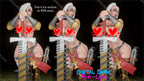 Digital Dark Pin-Ups Battle Thicc 1 Fan Art – 1:10-1:4 Scale Print-to-Order 3D Printed Resin Model Kit