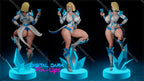 Digital Dark Pin-Ups Emma Frost Fan Art – 1:10-1:4 Scale Print-to-Order 3D Printed Resin Model Kit.