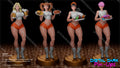 Digital Dark Pin-Ups Hooters Girls Fan Art – 1:10-1:6 Scale Print-to-Order 3D Printed Resin Model Kit