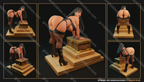 Texelion Chel Fan Art – 1:10-1:6 Scale Print-to-Order 3D Printed Resin Model Kit