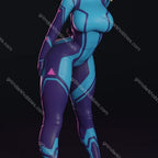 Texelion Samus Zero Suit Malfunction Fan Art – 1:24 Scale Print-to-Order 3D Printed Resin Model Kit