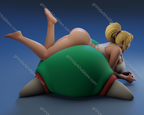Texelion Relaxed Samus Fan Art – 1:12 Scale Print-to-Order 3D Printed Resin Model Kit
