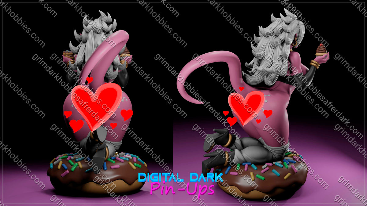 Digital Dark Pin-Ups Android 21 – 1:10-1:4 Scale Print-to-Order Model