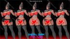 Digital Dark Pin-Ups Bayonetta Fan Art – 1:12 Scale Print-to-Order 3D Printed Resin Model Kit