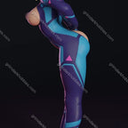 Texelion Samus Zero Suit Malfunction Fan Art – 1:24 Scale Print-to-Order 3D Printed Resin Model Kit