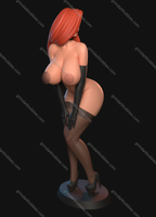Texelion Jessica the Secretary Fan Art – 1:12 Scale Print-to-Order 3D Printed Resin Model Kit