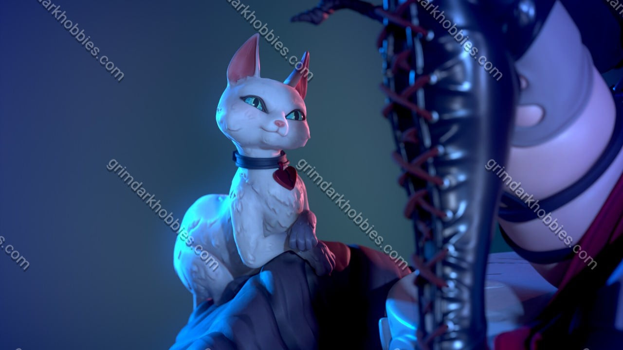 Ronin Arts Workshop Rosine the Muse – 1:10-1:4 Scale Print-to-Order 3D Printed Resin Model Kit