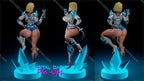 Digital Dark Pin-Ups Emma Frost Fan Art – 1:10-1:4 Scale Print-to-Order 3D Printed Resin Model Kit.