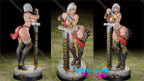 Digital Dark Pin-Ups Battle Thicc 1 Fan Art – 1:10-1:4 Scale Print-to-Order 3D Printed Resin Model Kit