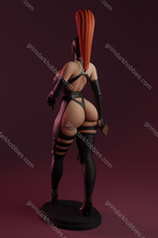 Texelion Dark Mistress Fan Art – 1:10-1:6 Scale Print-to-Order 3D Printed Resin Model Kit