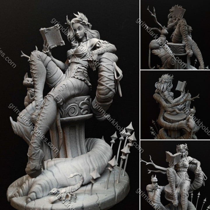 Ronin Arts Workshop Rosine the Muse – 1:10-1:4 Scale Print-to-Order 3D Printed Resin Model Kit