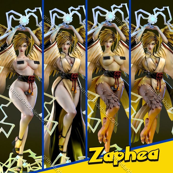 Siryll Zaphia Fan Art – 1:10-1:6 Scale Print-to-Order 3D Printed Resin Model Kit