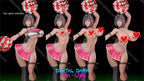 Digital Dark Pin-Ups Cheerleader Bay Fan Art – 1:12 Scale Print-to-Order 3D Printed Resin Model Kit